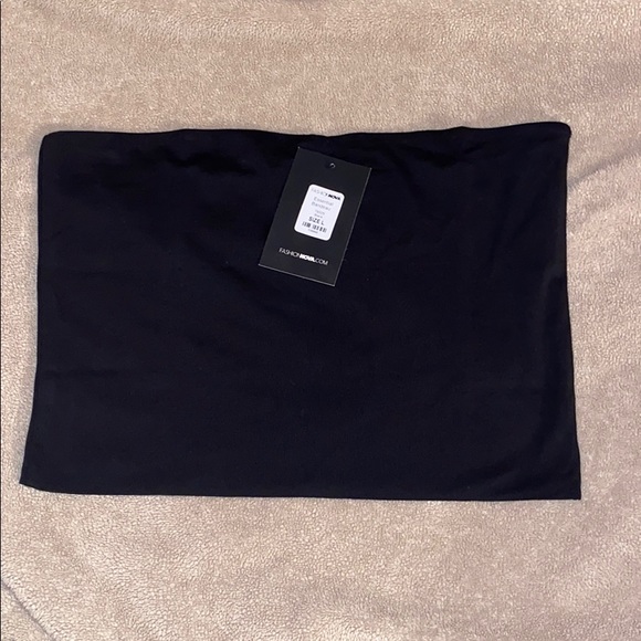 Fashion Nova Black Tube Top - Picture 1 of 2